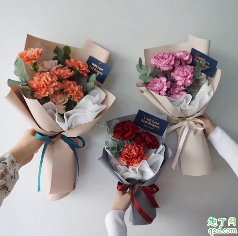 母亲节花束图片清新淡雅2019 母亲节送给妈妈的韩式花束及卡片攻略11