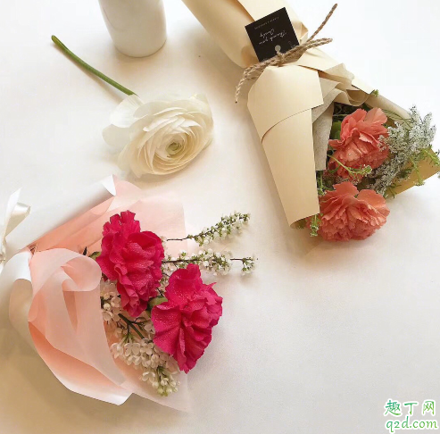 母亲节花束图片清新淡雅2019 母亲节送给妈妈的韩式花束及卡片攻略12