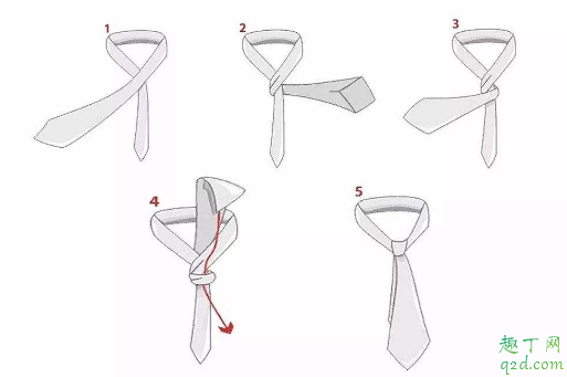 领带怎么系好看 领带怎么打结打结2