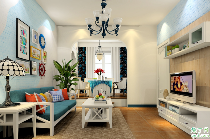 空间小的客厅适合什么颜色的乳胶漆 客厅比较小刷乳胶漆哪种颜色好2