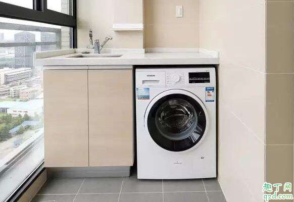 怎么设计洗衣机的位置 洗衣机怎么摆放位置1