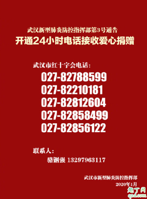 武汉24小时捐赠电话号码多少 武汉封城买不到菜怎么办2