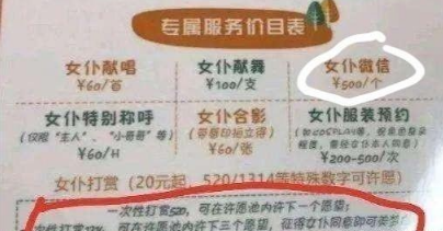 上海女仆公馆价格表 女仆打赏说不定就是特殊服务？4