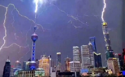 上海东方明珠塔被闪电击中要紧吗