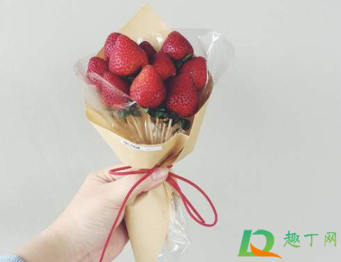 草莓|草莓花束可以送男朋友吗