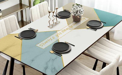 新买的餐桌布能直接放在桌子上使用吗