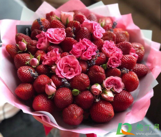草莓花束一般多少颗送闺蜜3