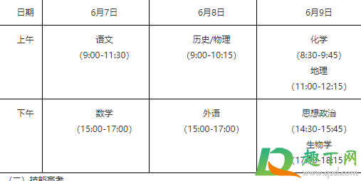 2021年湖北高考幾月幾號考3