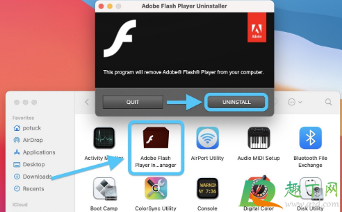 怎么卸载mac电脑的flash2