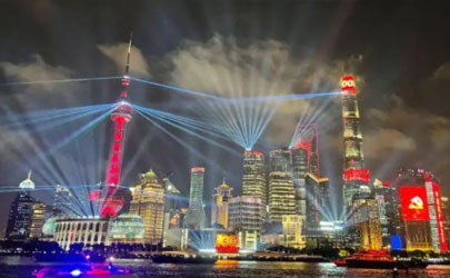 上海2021国庆外滩灯光秀几点开始几点结束