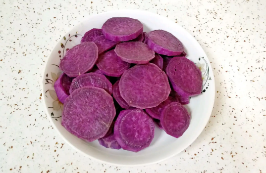 紫薯|紫薯切薄片蒸几分能熟