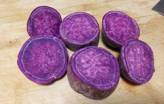 紫薯切薄片蒸几分能熟3