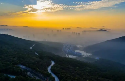 武汉|2022夏天去武汉八分山看日出还是日落