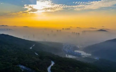 2022夏天去武汉八分山看日出还是日落