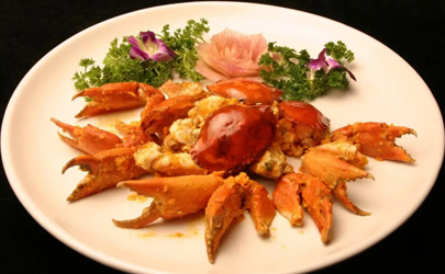 炸梭子蟹可以用红薯淀粉吗