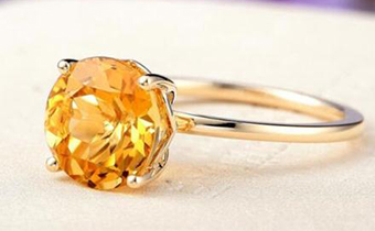 黄水晶戒指寓意是什么 黄水晶戒指价格